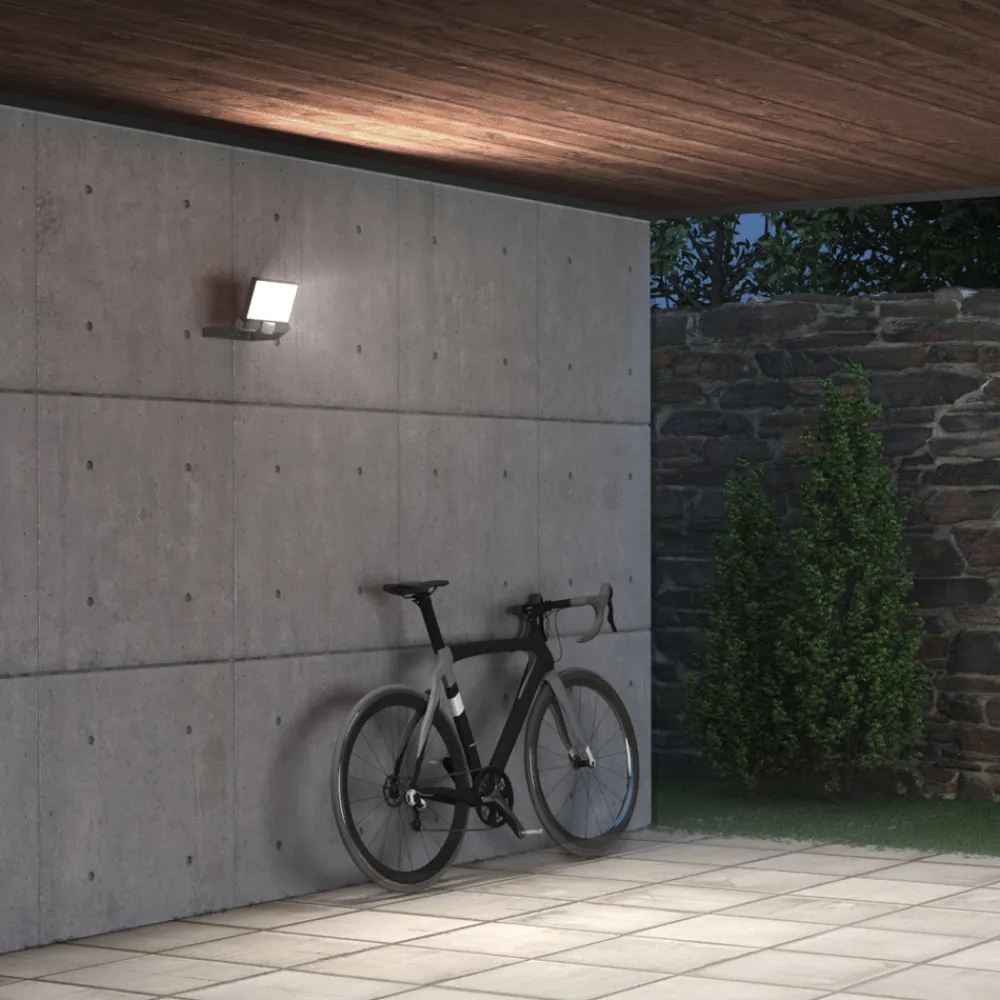 Væglampe Med Sensor|Udendørs Spot ^ STEINEL XLED One S spot, antracit, 20x23x19