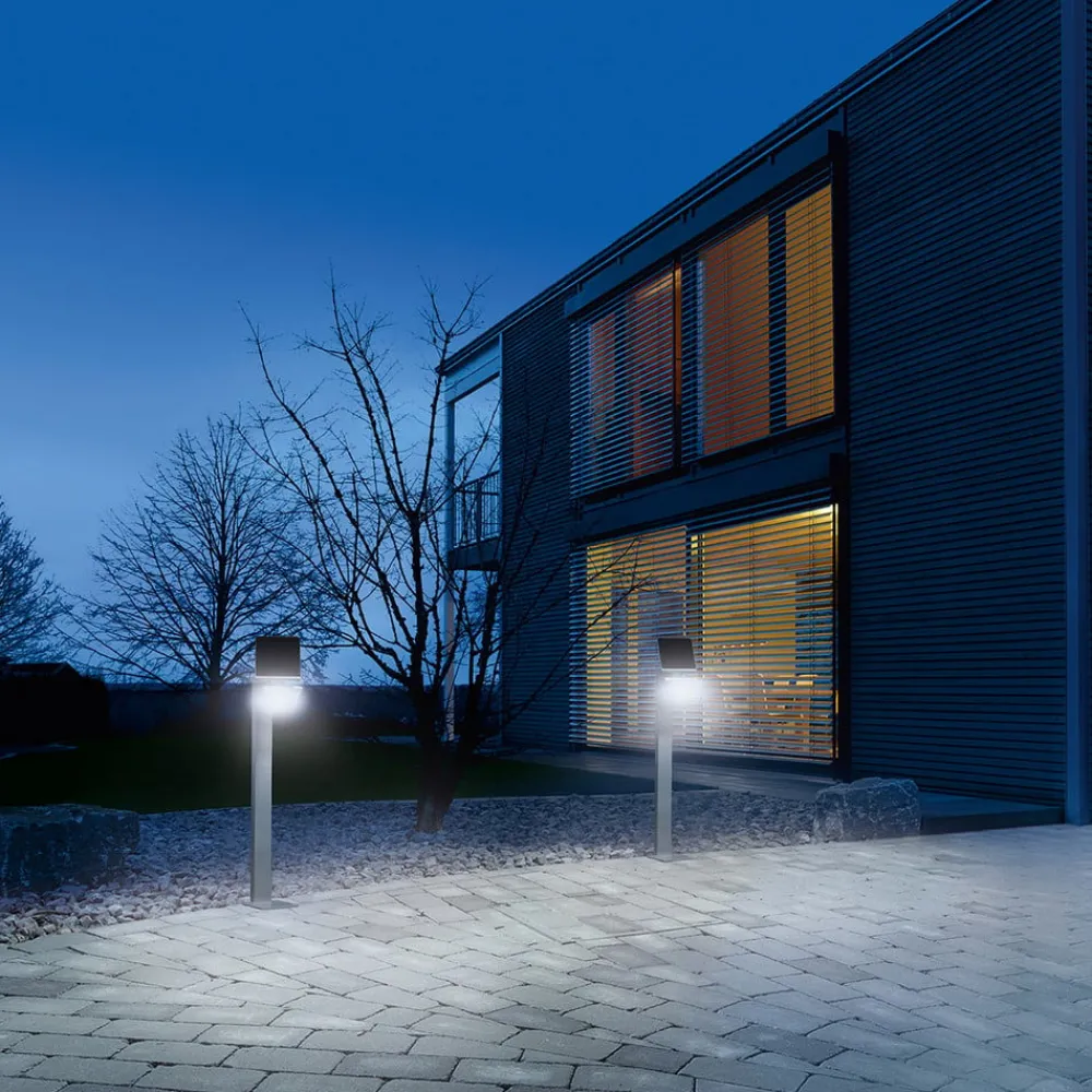 Solcelle Lampe Med Sensor|Gadebelysning ^ STEINEL XSolar Professional LED sensor vejlampe