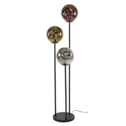 Gulvlamper|Gulvlamper ^ Zijlstra Stellar gulvlampe, 3 lyskilder, glas, metal, flerfarvet