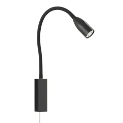 FISCHER & HONSEL Pendellamper|Væglamper > Sten LED-væglampe med bevægelsesstyring, sort