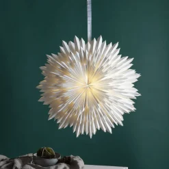 Julepynt|Julestjerner ^ STAR TRADING Stern Ice, hvid, papir, Ø 70 cm, uden fatning