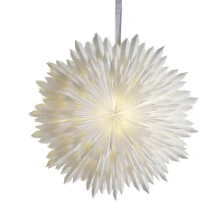 Julepynt|Julestjerner ^ STAR TRADING Stern Ice, hvid, papir, Ø 70 cm, uden fatning