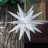 STERNTALER Dekorationsbelysning|Julepynt > LED-stjerne, hvid, Ø 25 cm, IP44, batteri