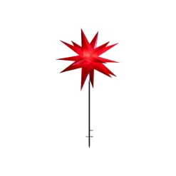 STERNTALER Julepynt|Julestjerner > LED-stjerne IP44 stander Ø 100 cm rød