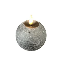 STERNTALER Julepynt|Vinduesdekoration > LED-vokslys, sort, højde 9 cm kugle batteri