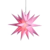 STERNTALER Julepynt|Vinduesdekoration > mini-stjerne batteridrift Ø 12 cm rosa