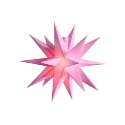 STERNTALER Julepynt|Vinduesdekoration > mini-stjerne batteridrift Ø 12 cm rosa