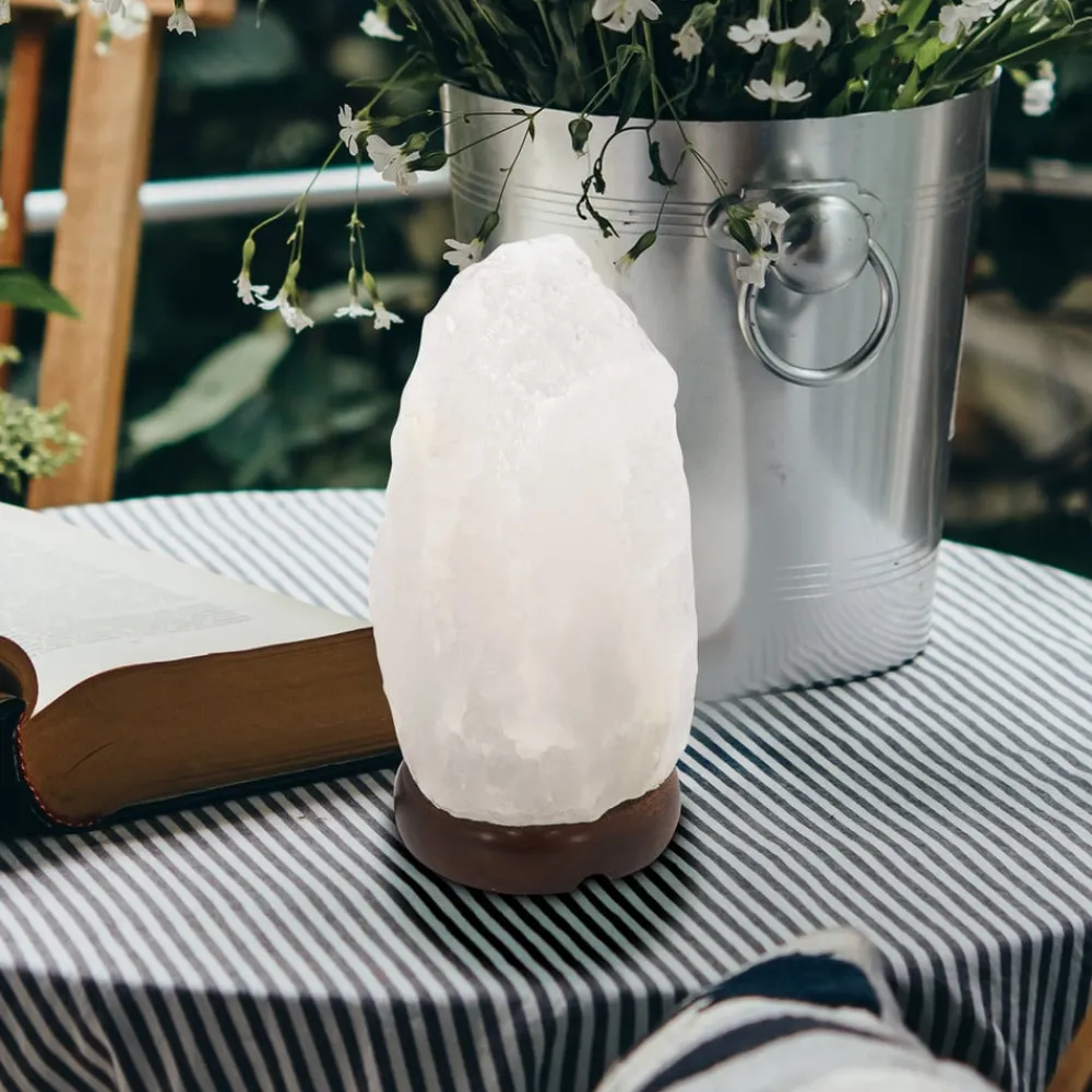 Globo Dekorationsbelysning|Bordlamper > Stone bordlampe, saltkrystal, hvid