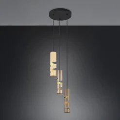 Trio Lighting Pendellamper > Stream hængelampe, flerfarvet, Ø 28 cm, 3 lyskilder, metal, GU10
