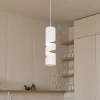 Trio Lighting Pendellamper > Stream hængelampe, hvid, Ø 8 cm, metal, GU10