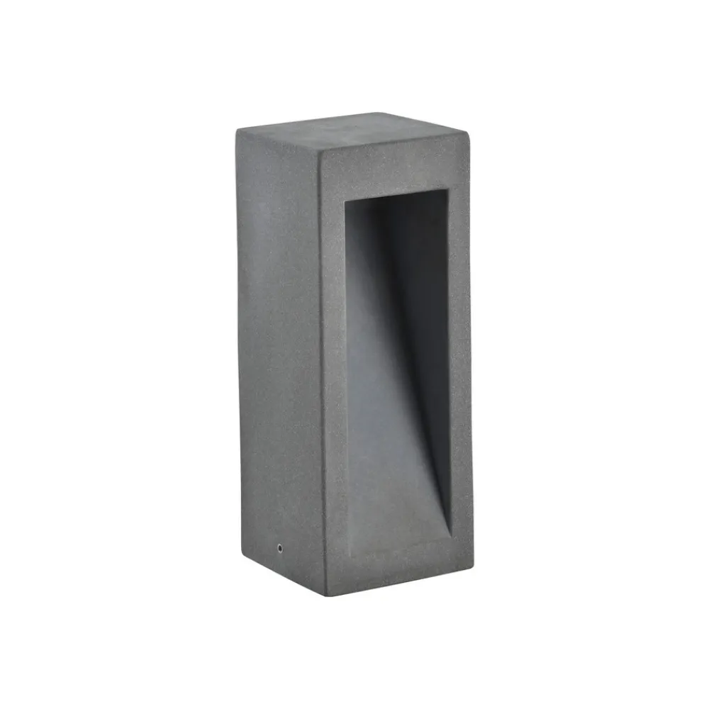 Sokkellamper ^ Viokef Style LED-sokkelampe, beton, grå