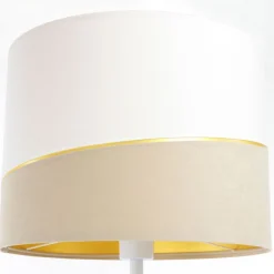 Gulvlamper|Gulvlamper ^ Maco Design Susan gulvlampe, hvid/beige/guld
