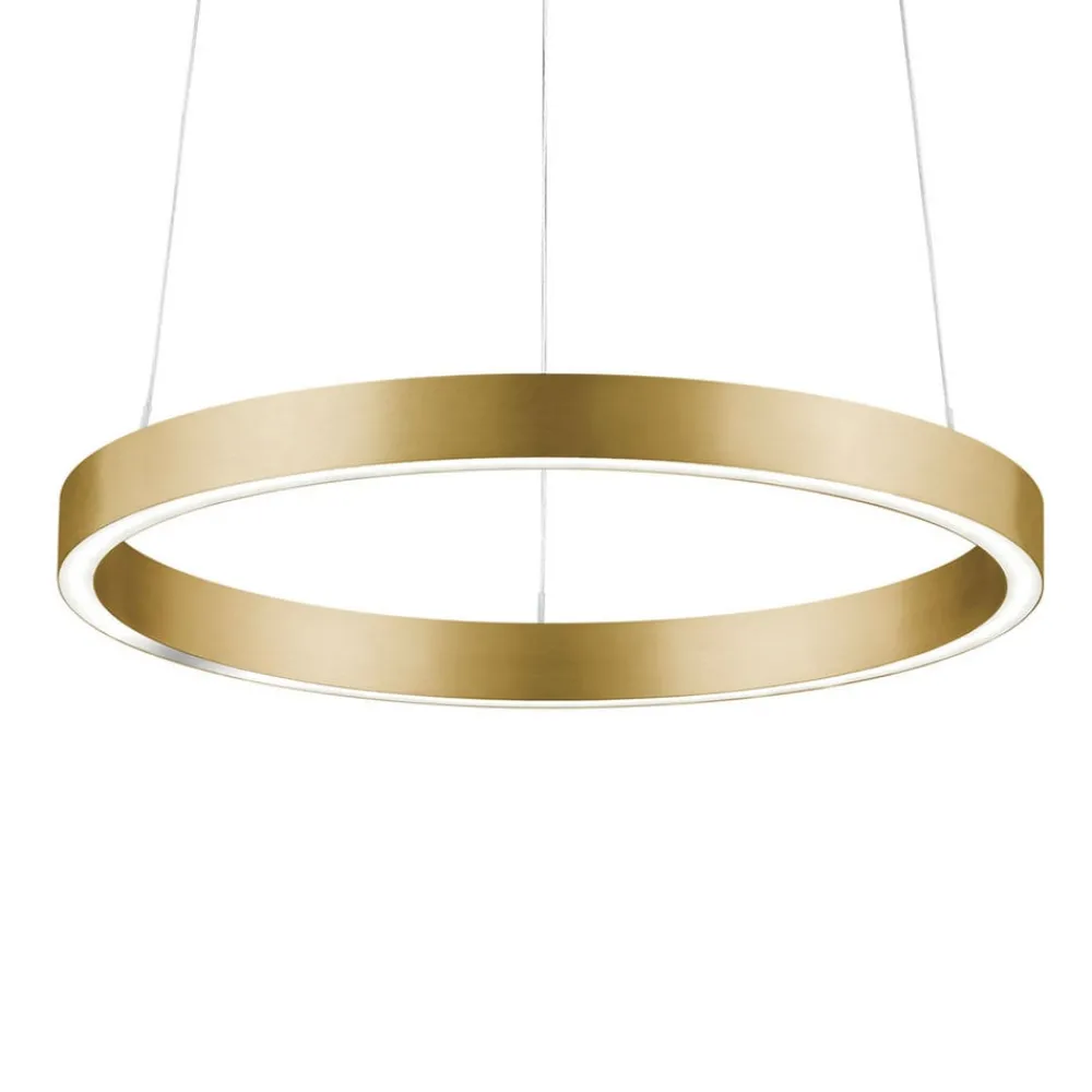 Knapstein Pendellamper > Svea-40 LED-hængelampe top/bund gestussensor, guld