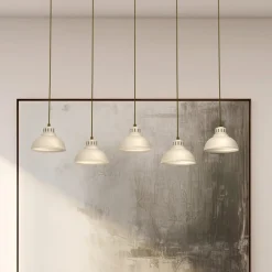 Luminex Pendellamper > Sven hængelampe, 5 lyskilder, beige, stål