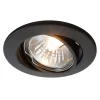 Deko-Light Indbygningsspots|Spotlights > Svingbar lavsp.-indbygningsring 68er, mat sort
