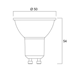 Dæmpbar Led-Pære|Led Pærer ^ Sylvania LED-reflektor GU10 2,2W 4.000 K 350lm dim