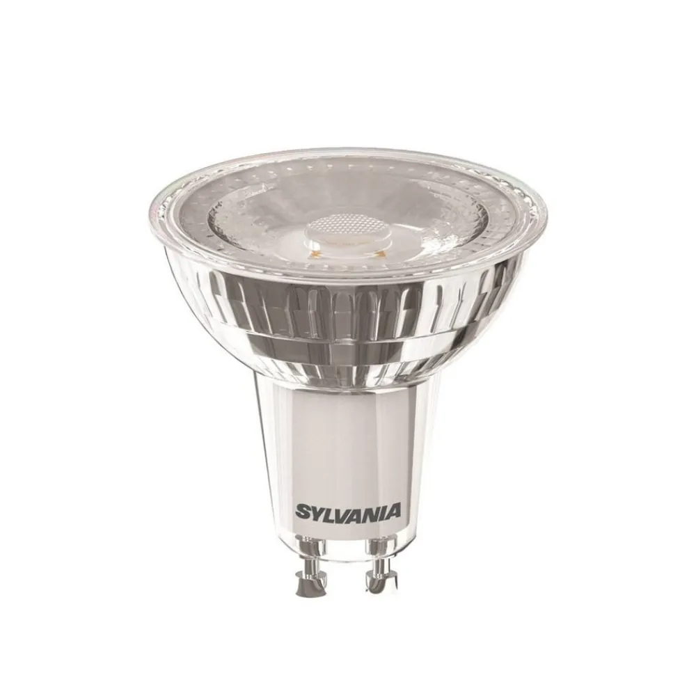 Sylvania Led Pærer > LED-reflektorpære GU10 5W 3.000K 36° 475 lm glas