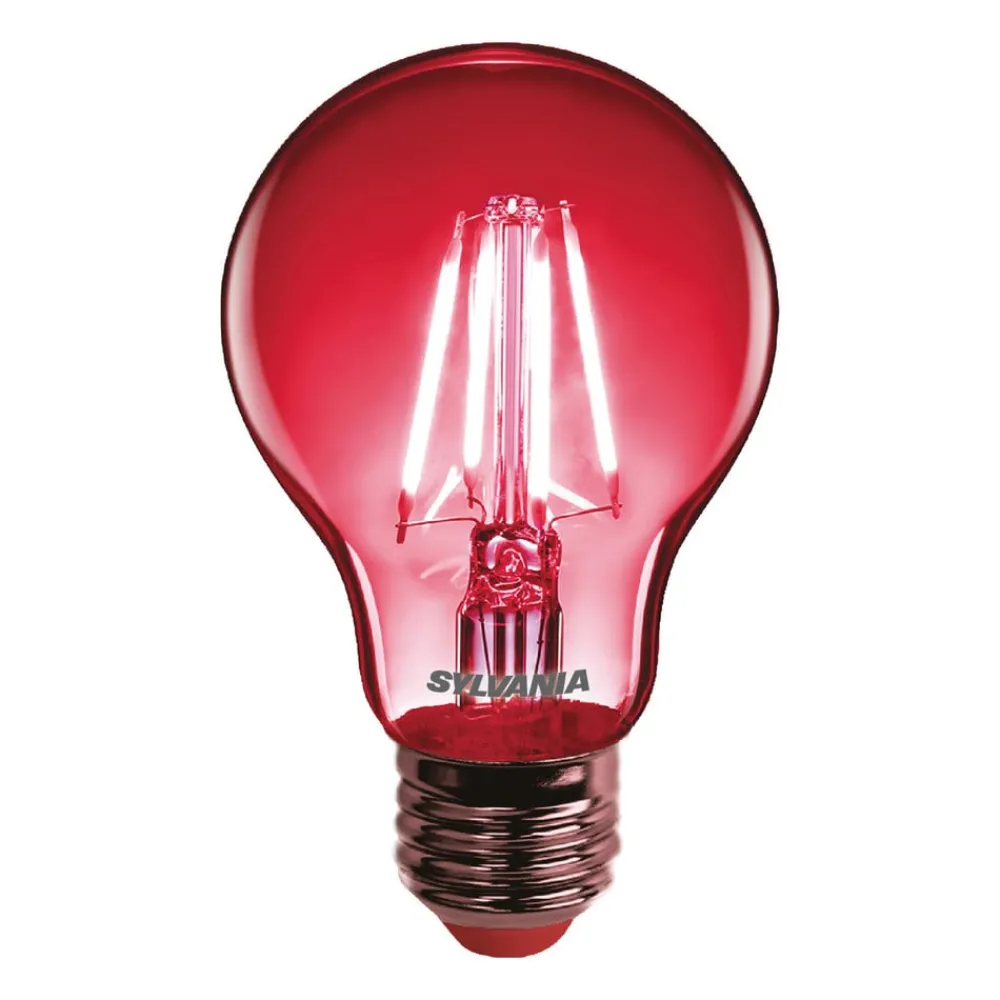 Filament Pære ^ Sylvania ToLEDo Retro LED-pære E27 4,1W rød