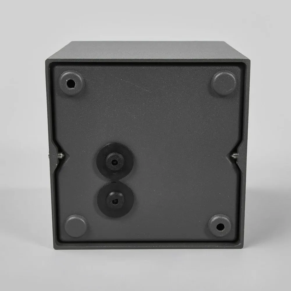 Udendørs Loftlamper ^ Lucande Tanea - LED loftlampe i terningform, IP54
