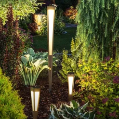 Les Jardins Solcelle Lampe Med Sensor|Sokkellamper Med Sensor > Tecka LED solcellelampe med sensor, 52 cm, Duratek
