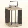 Solcelle Lampe Med Sensor|Solcellelamper ^ Les Jardins Teckalu solcellelanterne, aluminium sort, 36,5 cm