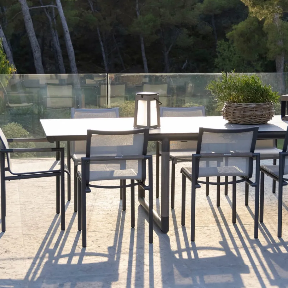 Solcellelamper ^ Les Jardins Tecka soldrevet LED-lanterne, bærbar, DuraTek 25cm