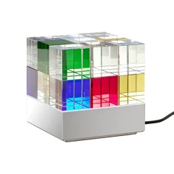 TECNOLUMEN Arbejdsrum/Kontor|Bordlamper > Cubelight Move bordlampe, farverig
