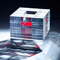 TECNOLUMEN Arbejdsrum/Kontor|Bordlamper > Cubelight Move bordlampe, farverig