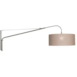 Steinhauer Væglamper|Væglamper > Tekstil-væglampe Elegant Classy sølv/grøngrå