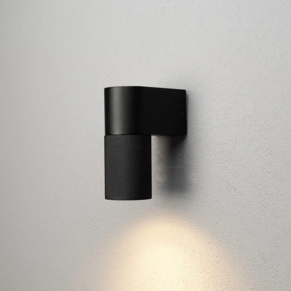 Konstsmide Væglamper > Temi udendørs væglampe, sort, bredde 11 cm, aluminium