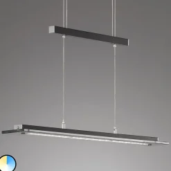 FISCHER & HONSEL Pendellamper > Tenso TW LED-hængelampe med dæmper, sort, 88cm