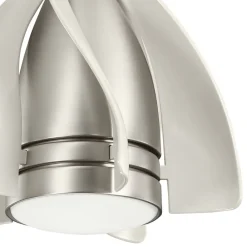 KICHLER Loftventilatorer > Terna LED-loftventilator, nikkel/creme