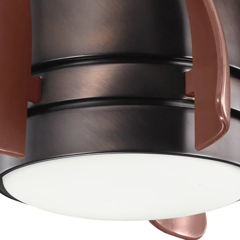 KICHLER Loftventilatorer > Terna LED-loftventilator, olieret/børstet bronze