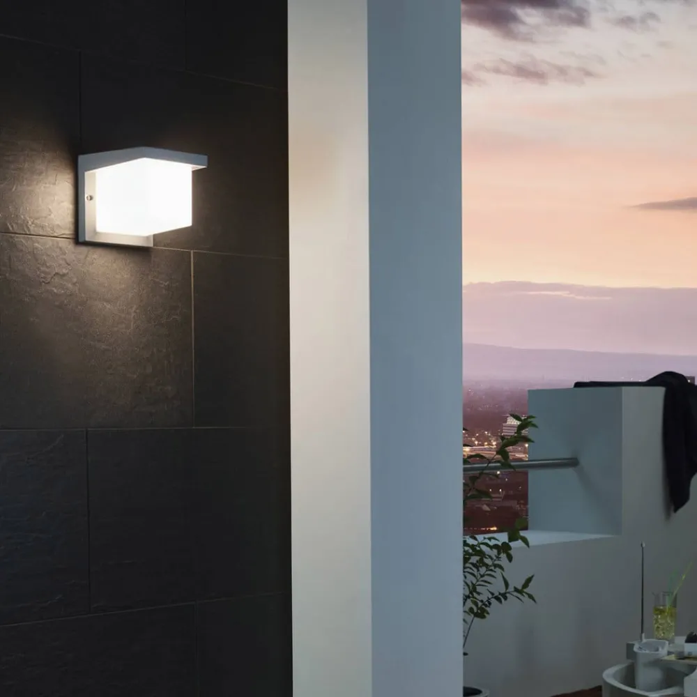 EGLO Væglamper > Terningeformet LED-udendørsvæglampe Desella