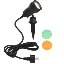Briloner Udendørs Spot > Terra LED-spot med jordspyd inklusive farvefilter