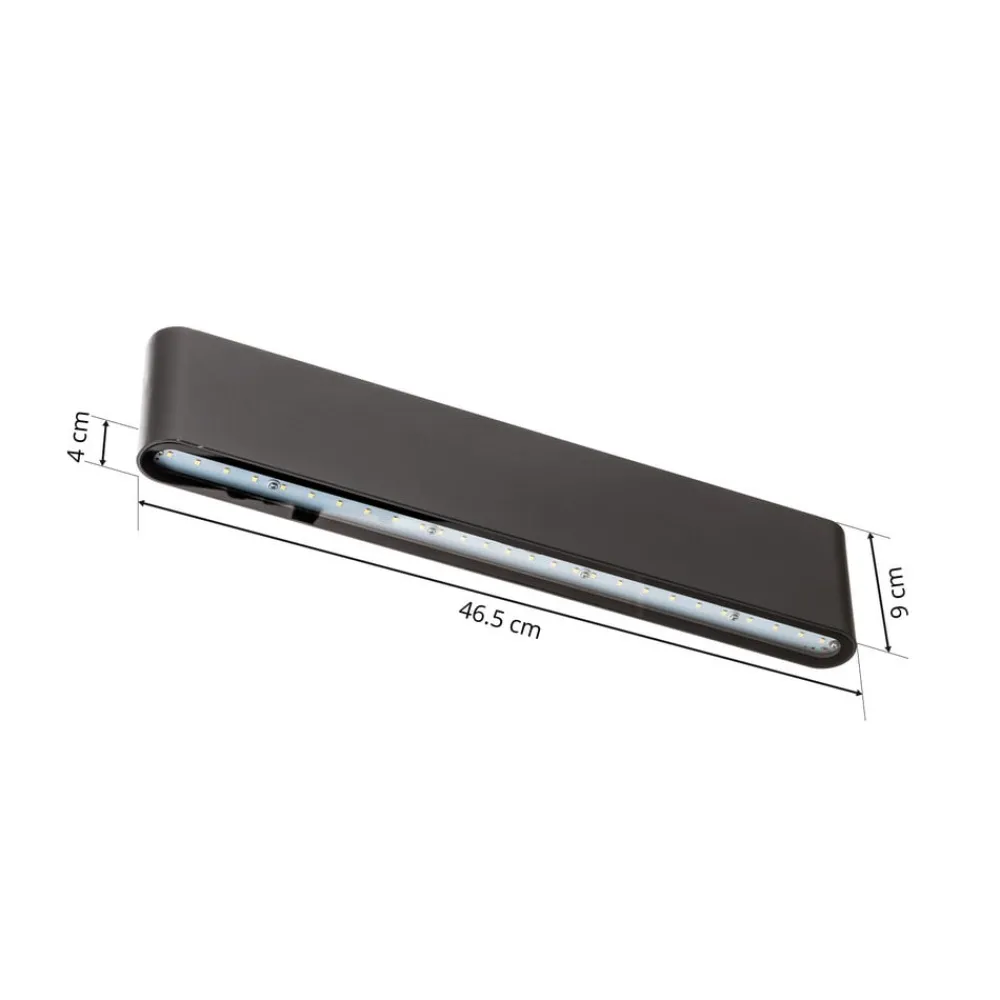 Trio Lighting Væglamper > Thames II udendørs LED-væglampe, antracit