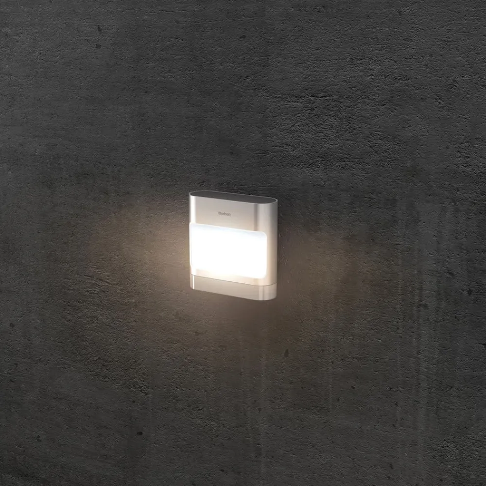 Væglampe Med Sensor|Væglamper ^ Theben theLeda D S AL udendørs væglampe PIR-sensor