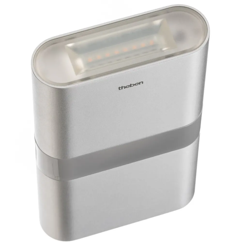 Theben Væglampe Med Sensor|Væglamper > theLeda D UD AL væg, up/down, PIR-sensor