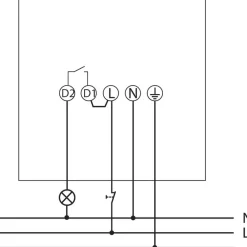 Theben Sensor > theLuxa P220 PIR-bevægelsessensor, hvid