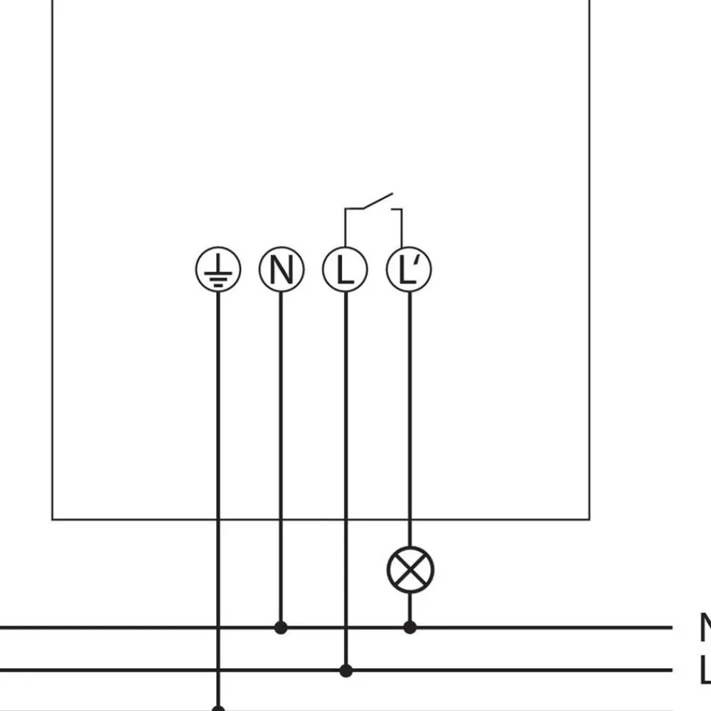 Sensor ^ Theben theLuxa R180 PIR-bevægelsessensor, hvid