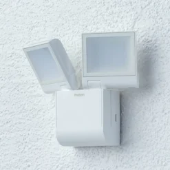 Væglamper ^ Theben udendørs LED-væglampe theLeda S17-100L, hvid, 2 lyskilder.
