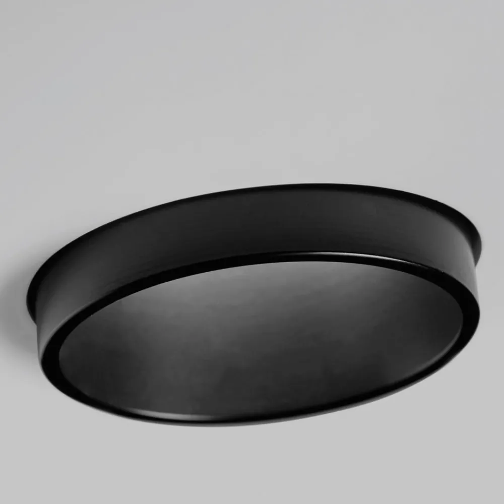 TECNICO by Sforzin Indbygningsspots > Thessaly indbygningsspot, sort, gips, Ø 10 cm, GU10