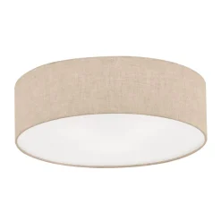 FISCHER & HONSEL Loftlamper|Loftlamper > Thor loftslampe i tekstil, sand, Ø 60cm