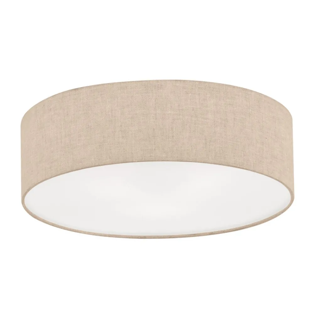 FISCHER & HONSEL Loftlamper|Loftlamper > Thor loftslampe i tekstil, sand, Ø 60cm