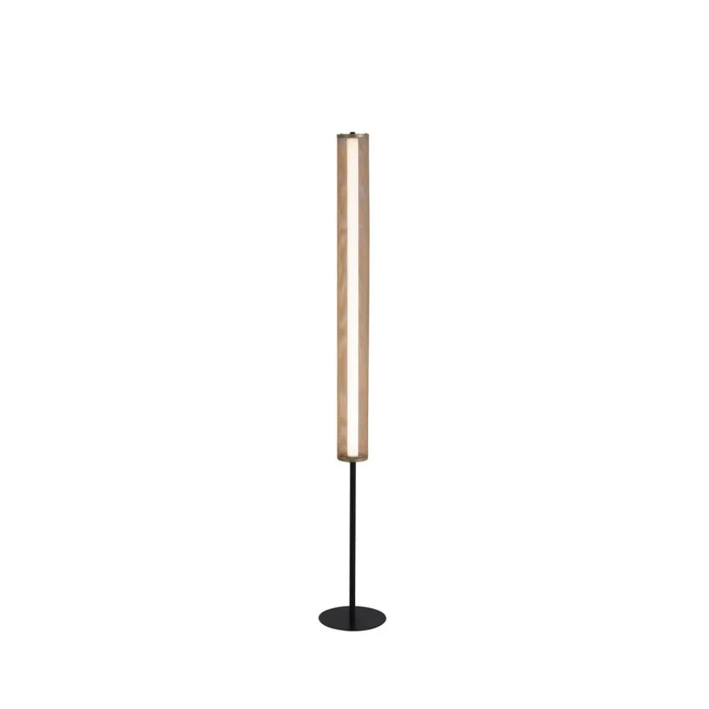 Searchlight Gulvlamper > Thread LED-gulvlampe, guldfarvet, dæmpbar i 3 trin, stål