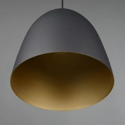 Pendellamper|Pendellamper ^ Reality Leuchten Tilda hængelampe, 1 lyskilde, sort/guld, Ø 25 cm