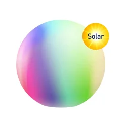 tint Solcellelamper|Udendørs Spot > Calluna Solar LED-kugle, CCT, RGB, Ø 35 cm