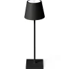 FARO BARCELONA Dekorationsbelysning|Terrassebelysning > Toc LED-bordlampe med USB-oplader, IP54, sort
