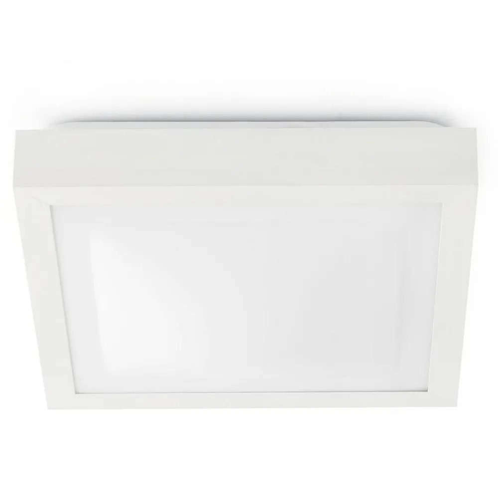 FARO BARCELONA Loftlamper > Tola loftlampe til badeværelset, 32 x 32 cm, hvid