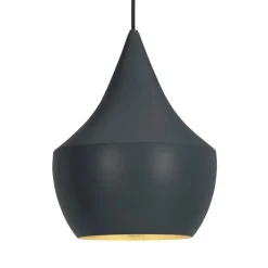 Pendellamper ^ Tom Dixon Beat Fat LED-pendellampe, sort